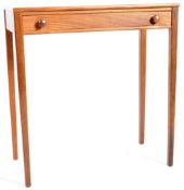 J. HERBERT - YOUNGER - 1960'S TEAK WOOD DESK / CONSOLE TABLE