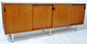 FLORENCE KNOLL SOLID TEAK SIDEBOARD CREDENZA