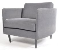 BOCONCEPT - DESIGNER ARMCHAIR IN CHARCOAL GREY