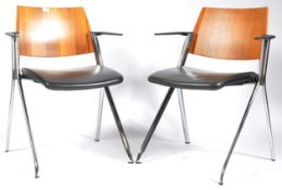 BOSS DESIGN - PAIR OF 'TWIST' OFFICE ARMCHAIRS
