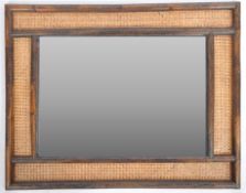 RETRO VINTAGE BOHO BAMBOO & WICKER WALL MIRRORS