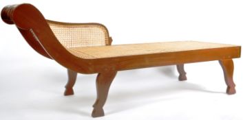 ANTIQUE 19TH CENTURY VICTORIAN CANE DAYBED / CHAISE LONGUE