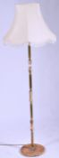 RETRO VINTAGE ONYX AND BRASS FREESTANDING STANDARD LAMP
