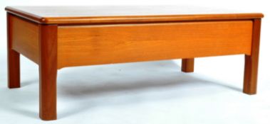NATHAN - TEAK WOOD LIFT UP TOP STORAGE COFFEE TABLE