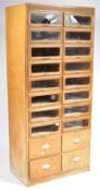 LARGE AND IMPRESSIVE 1950'S UPRIGHT HABIDASHERY CABINET