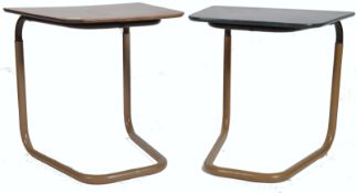 ROBERT HEAL - STAPLES - PAIR OF LADDERAX CANTILEVER TABLES