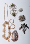 COLLECTION OF STAMPED 925 SILVER JEWELLERY.