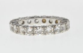 WHITE GOLD DIAMOND ETERNITY RING