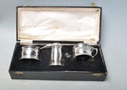 WALKER AND HALL SILVER CRUET SET