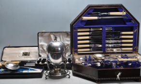 COLLECTION OF 20TH CENTURY SILVER PLATED WARE