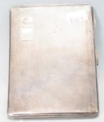 1930S SILVER HALLMARKED CIGARETTE CASE.