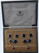 VINTAGE 18CT GOLD AND PLATINUM CUFFLINK SET