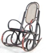 VINTAGE 20TH CENTURY BENTWOOD ROCKING CHAIR