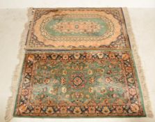 PAIR OF VINTAGE 20TH CENTURY PERSIAN ISLAMIC RUGS