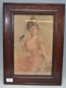 FRANK HARLAND VINTAFE FRAMED PRINT