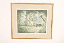 MOLLY DICKER 20TH CENTURY WOODED LANDSCAPE