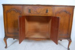 1940’S QUEEN ANNE STYLE WALNUT SIDEBOARD