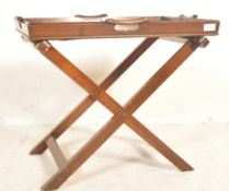 EDWARDIAN MAHOGANY BUTLERS TRAY / SERVING TRAY