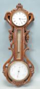 1920’S OAK CARVED CASE BAROMETER