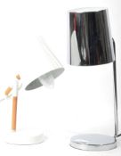 TWO CONTEMPORARY HABITAT DESK / TABLE LAMP LIGHT