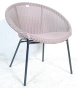 VINTAGE RETRO LLOYD LOOM SATELITE CHAIR