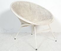 VINTAGE RETRO WICKER SATELITE CHAIR