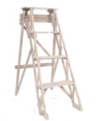 TWO MID 20TH CENTURY VINTAGE RETRO A-FRAME STEP LADDER