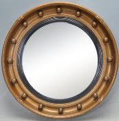 ANTIQUE STYLE REGENCY CONVEX GLASS MIRROR