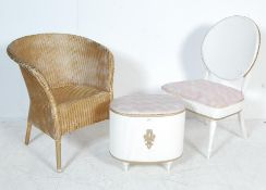 GROUP OF THREE VINTAGE LOUISE LOOM OCCASIONAL FURNITURE