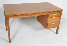 RETRO VINTAGE LATE 20TH CENTRY TEAK DESK