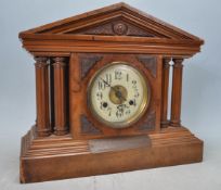 LATE 19TH CENTURY VICTORIAN EARLY 20TH CENTURY MANTEL CLOCK