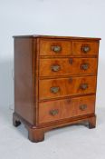 QUEEN ANNE STYLE WALNUT HI FI CABINET CHEST