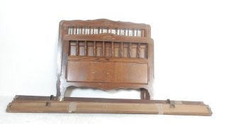 PAIR OF VINTAGE FRENCH OAK BED FRAMES