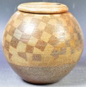 ANDRES OSBORNE - LONGHAM POTTERY - STUDIO ART POTTERY LIDDED JAR