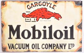 MOBILOIL - IMPRESSION OF AN ENAMEL SIGN