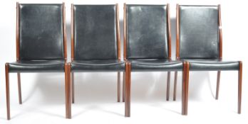 JOHANNES ANDERSEN FOR ULDUM MOBELFABRIK SET OF EIGHT CHAIRS