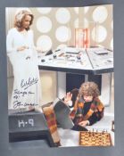 DOCTOR WHO - K9 - JOHN LEESON & BOB BAKER SIGNED 16X12