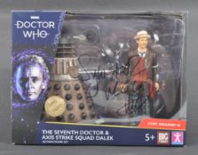 DOCTOR WHO - SYLVESTER MCCOY - AUTOGRAPHED ACTION FIGURE