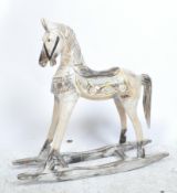 LATE 20TH CENTURY PAINTED WOODEN ROCKING HORSE