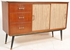 1960’S TEAK MELAMINE SIDEBOARD CREDENZA