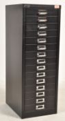 1990S 20TH CENTURY BLACK TRIUMPH FILING CABINET.