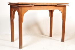 20TH CENTURY CEDARWOOD DRAW LEAF DINING TABLE