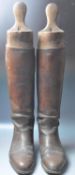 20TH CENTURY BROWN LEATHER HUNTING BOOTS BY L.J. WATKINS