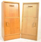G PLAN BRANDON MID 20TH CENTURY LIGHT OAK CUPBOARDS