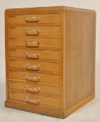 VINTAGE 20TH CENTURY MULTI DRAWER PEDESTAL CABINET