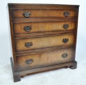 GEORGE II 20TH CENTURY REVIVAL WALNUT CHEST OF DRAWERS