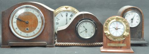 COLLECTION OF 20TH CENTURY CLOCKS.