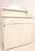19TH CENTURY VICTORIAN WHITE PAINTED CHIFFONIER
