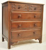 20TH CENTURY CIRCA 1940'S DARK WOOD CHEST OF DRAWERS BY E GOMME FURNITURE