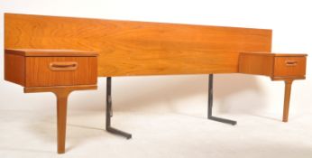 1970’S TEAK WOOD HEADBOARD IN THE MANNER OF G-PLAN FRESCO